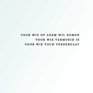 Sta op en eet